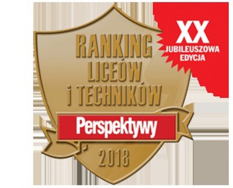 XX Jubileuszowa Edycja Ogólnopolskiego Rankingu Liceów i Techników Perspektywy 2018