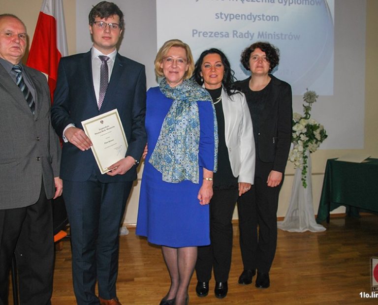 Piotr Kotara odebrał dyplom Stypendysty Prezesa Rady Ministrów